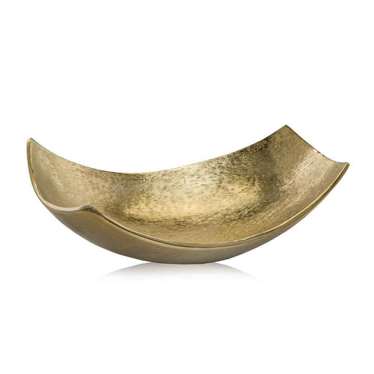 Gold Scoop Bowl Modern Decor