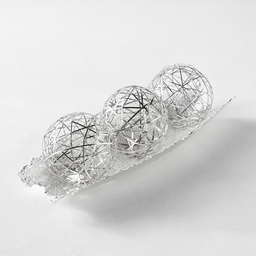 Silver Rectangular Bowl, Contemporary Accent Decor