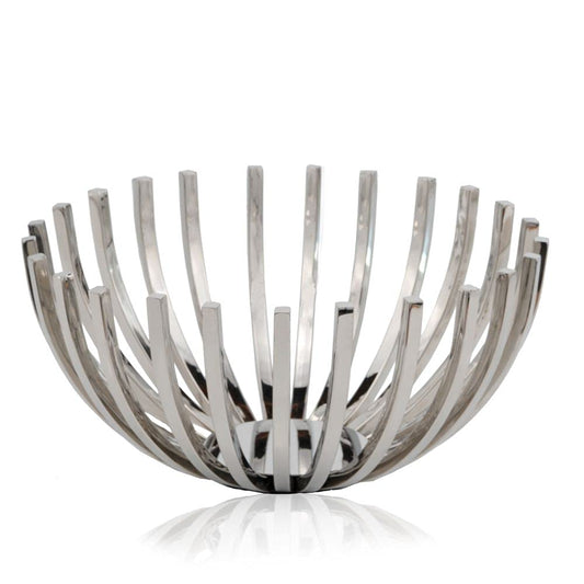 Silver Centerpiece Bowl, Open Stainless Steel