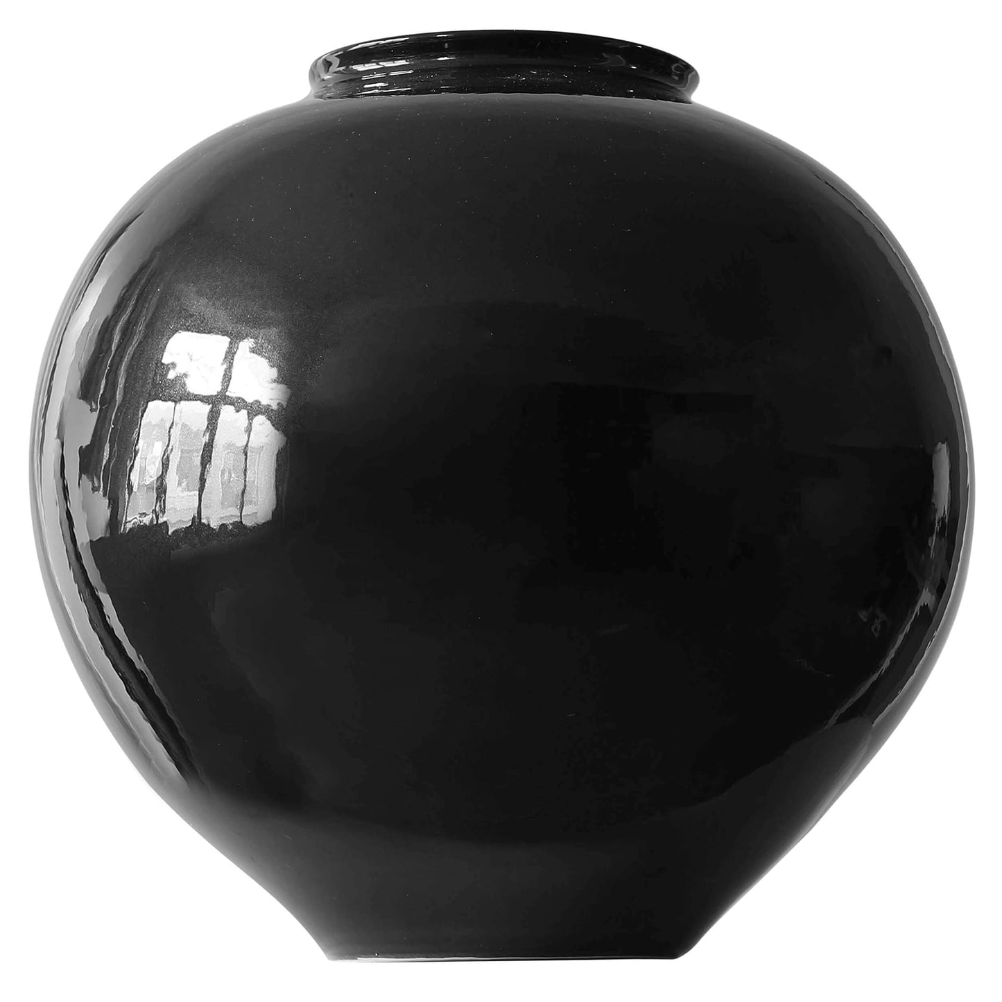 Black Terracotta Large Vase for Home Decor