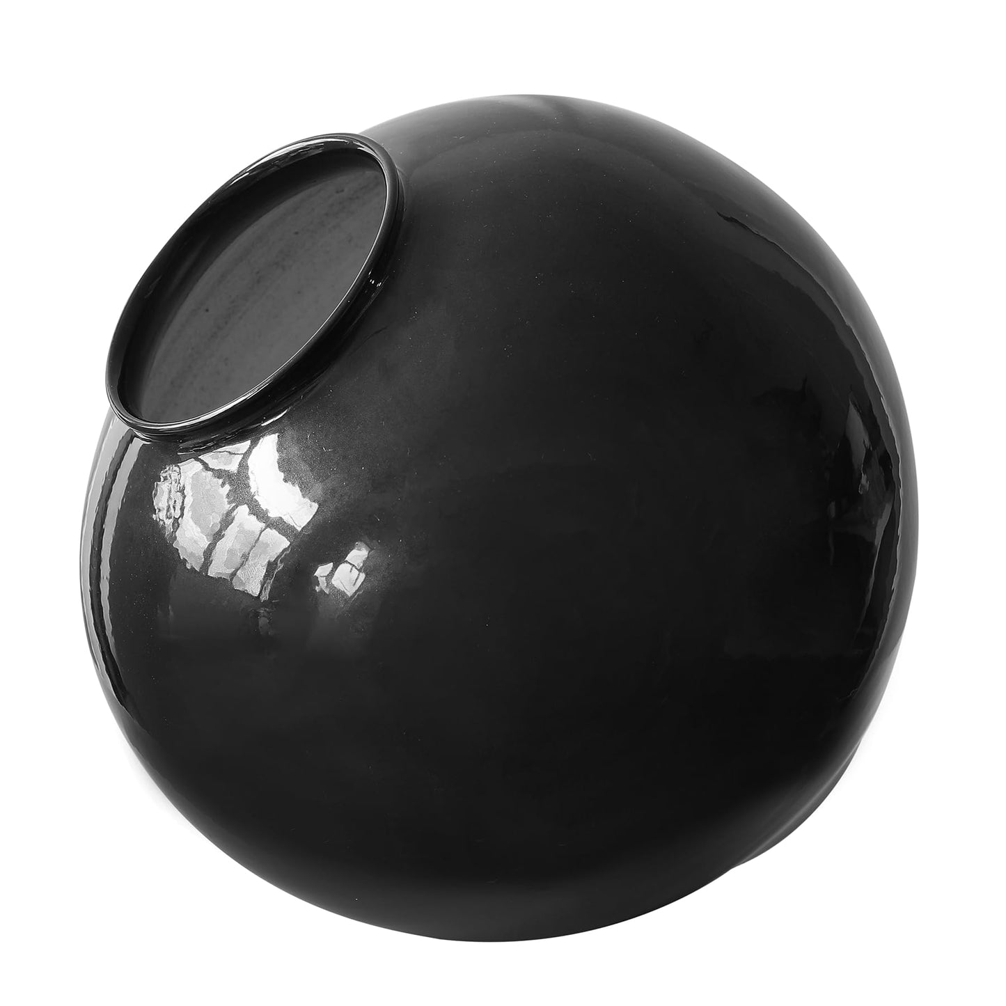 Black Terracotta Large Vase for Home Decor