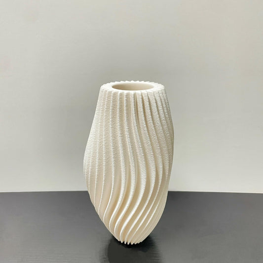 White Modern Abstract Vase Decor
