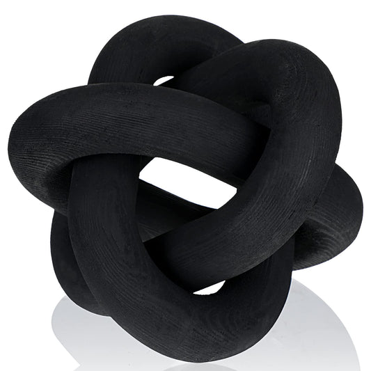 Black Knot Link Decor Modern