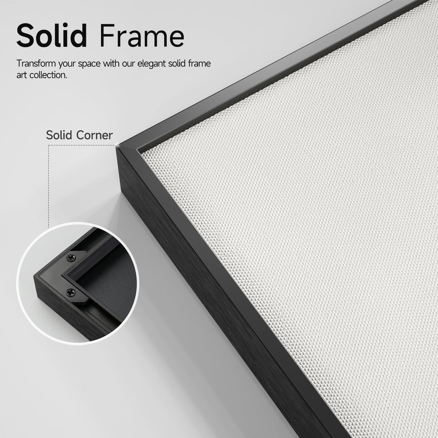 Black & White Abstract Wall Art, 24" x 36" Framed Prints