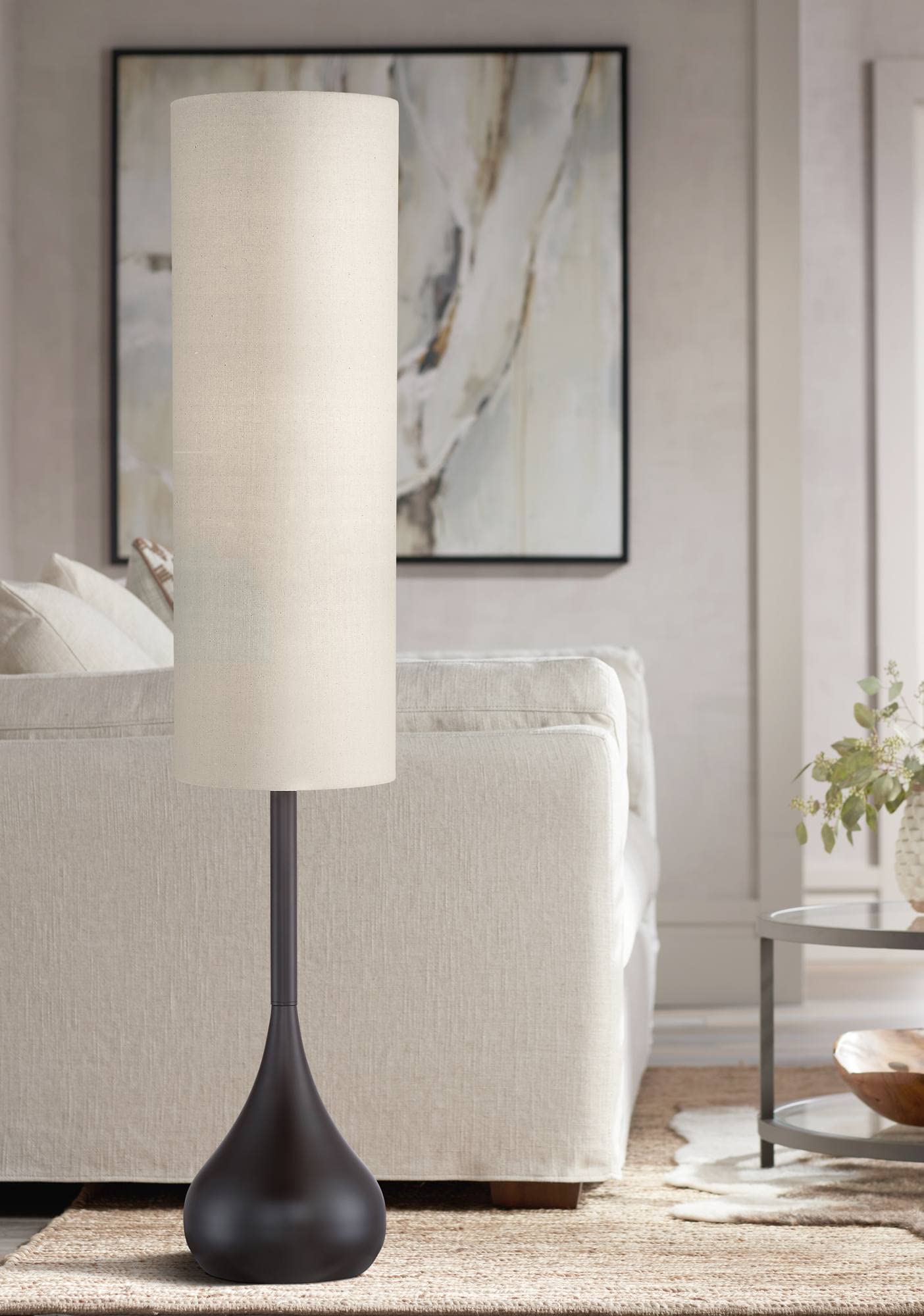 Dark Bronze 62" Tall Standing Floor Lamp