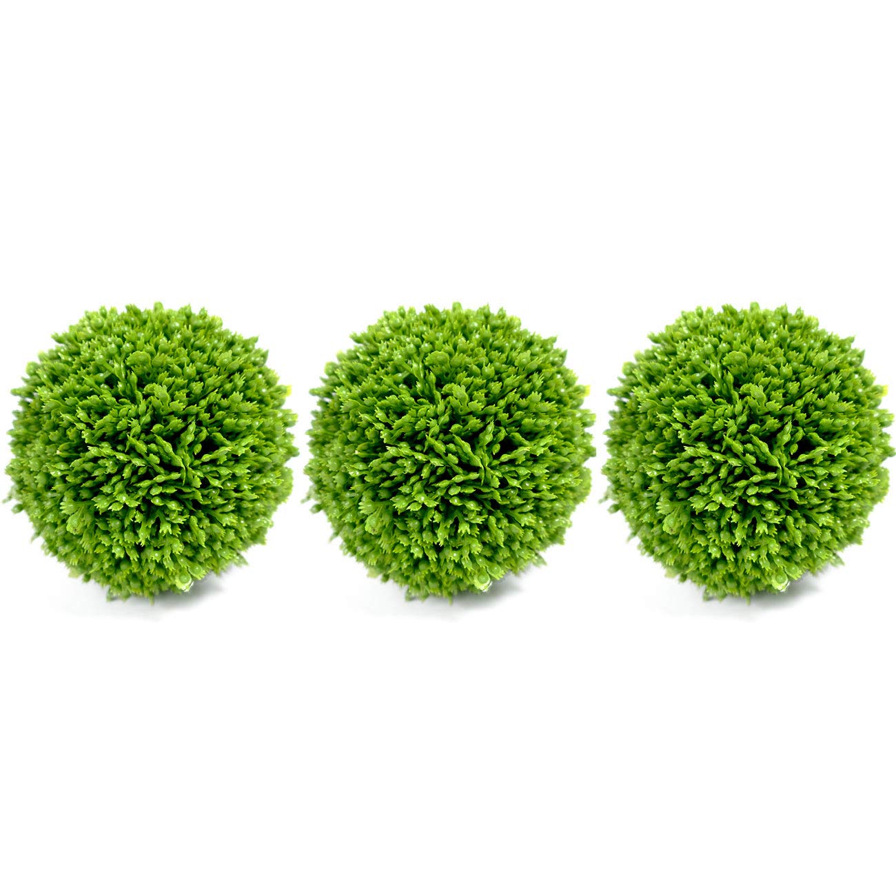 Artificial Green Plant Ball Decor Set