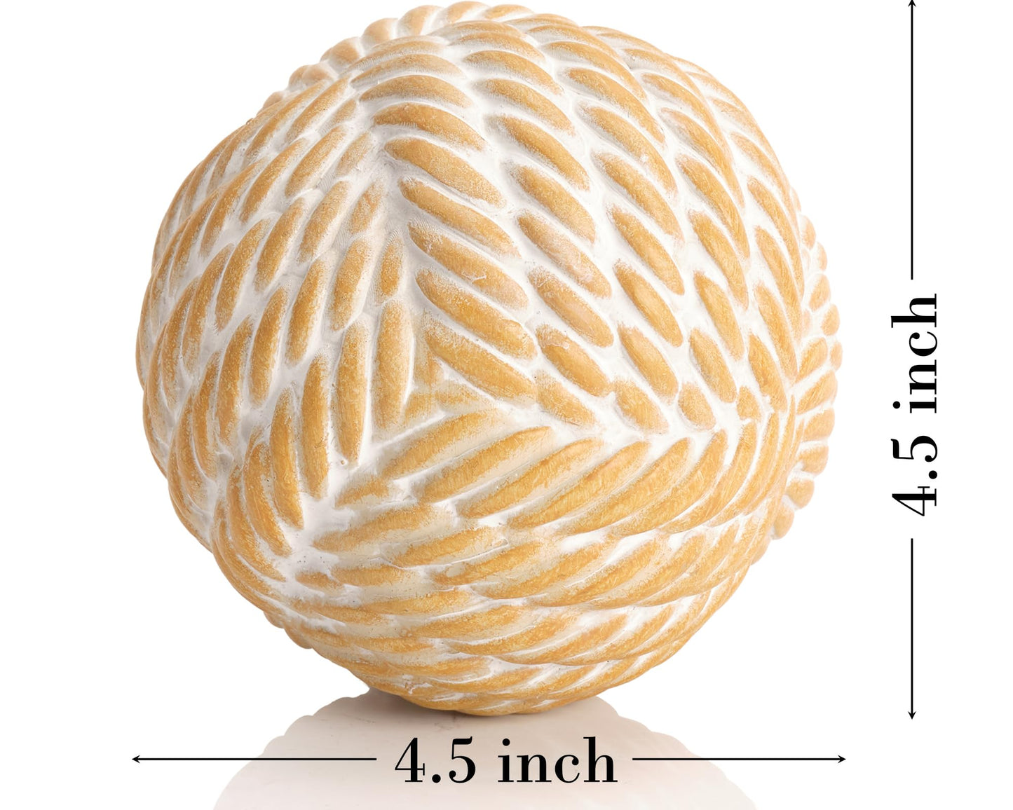 Rust/Neutral Knot Ball for Home Accent