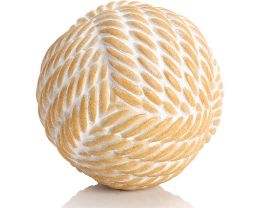 Rust/Neutral Knot Ball for Home Accent