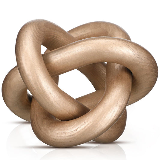 Champagne 3 Link Knot Home Décor