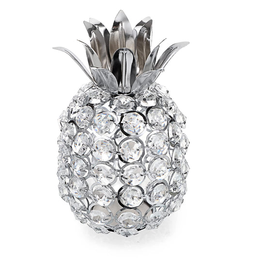 Silver Crystal Beads Pineapple Fruit Decor