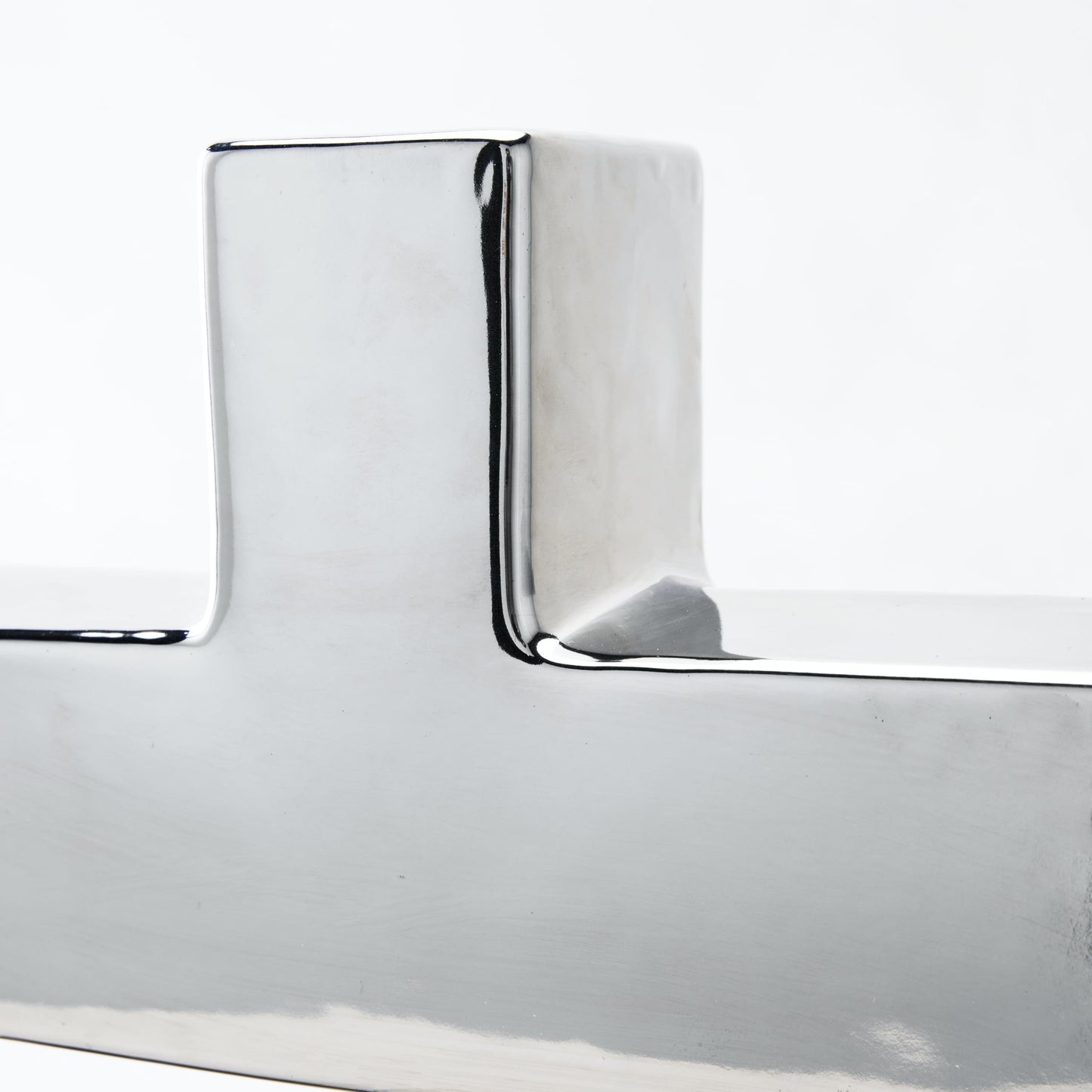 Silver Miami Modern Ceramic Vases, Short