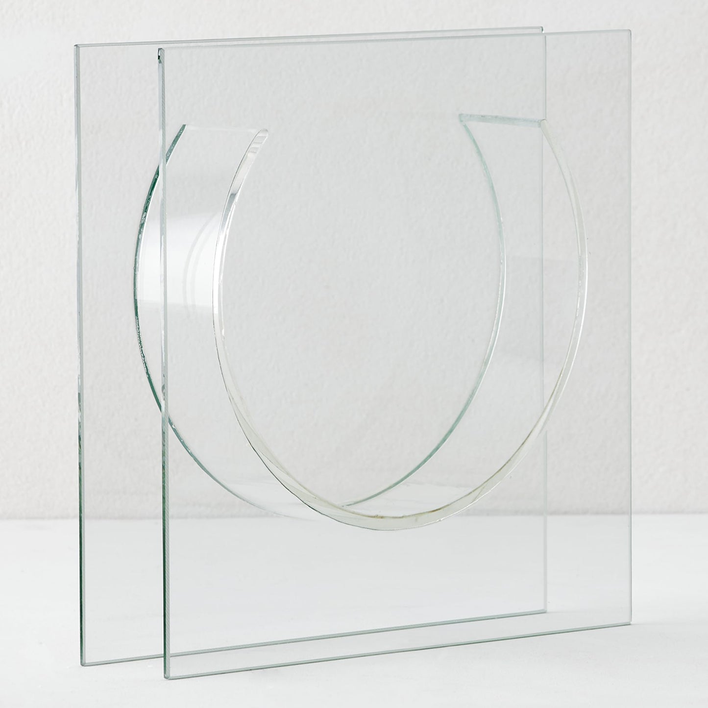 Clear Glass Modern Flower Vase, Centerpieces for Home Decor