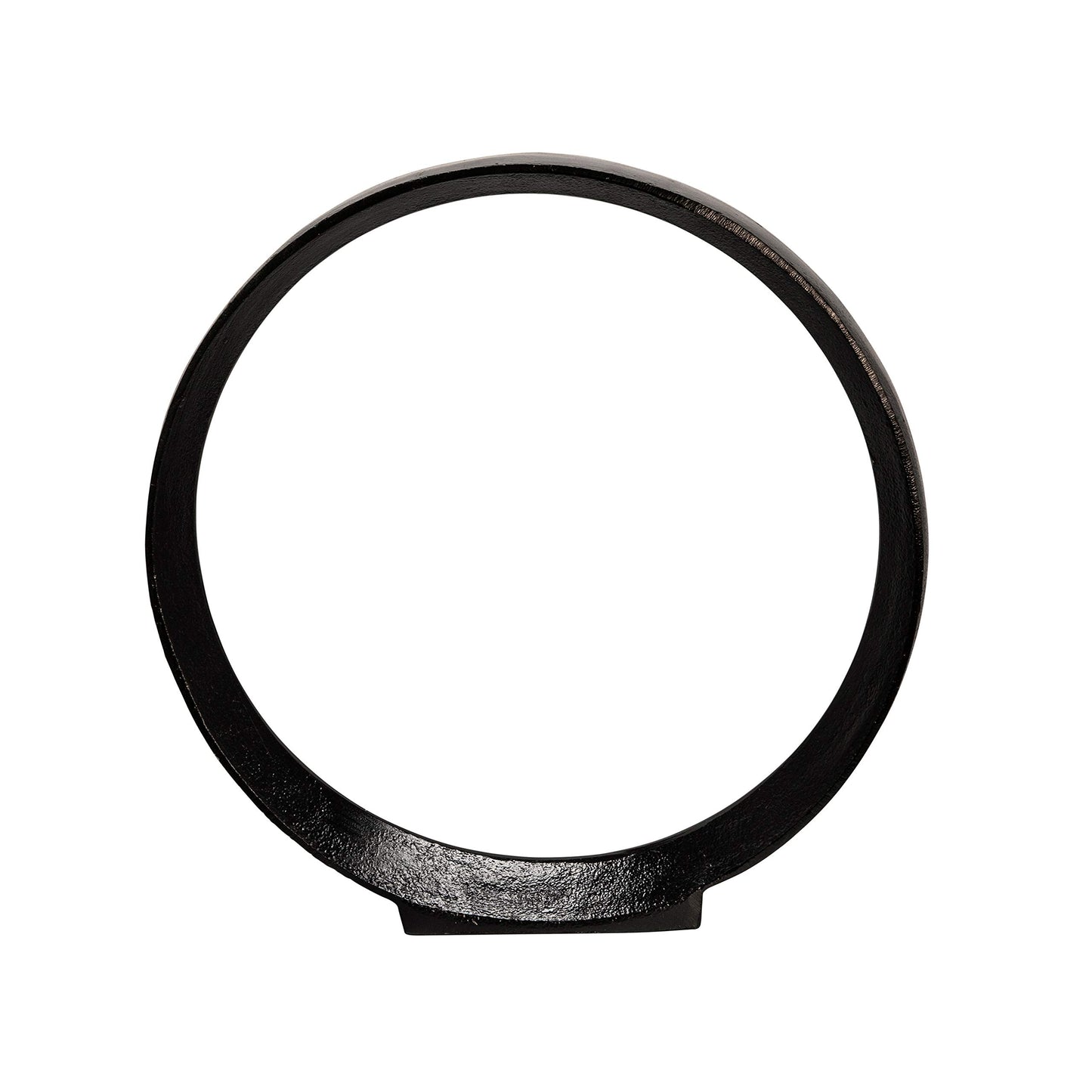 Black Modern Circular Sculptures Decorative Accents