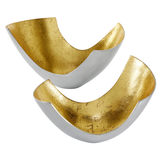 Silver Bowl Two-tone with Gold Interior