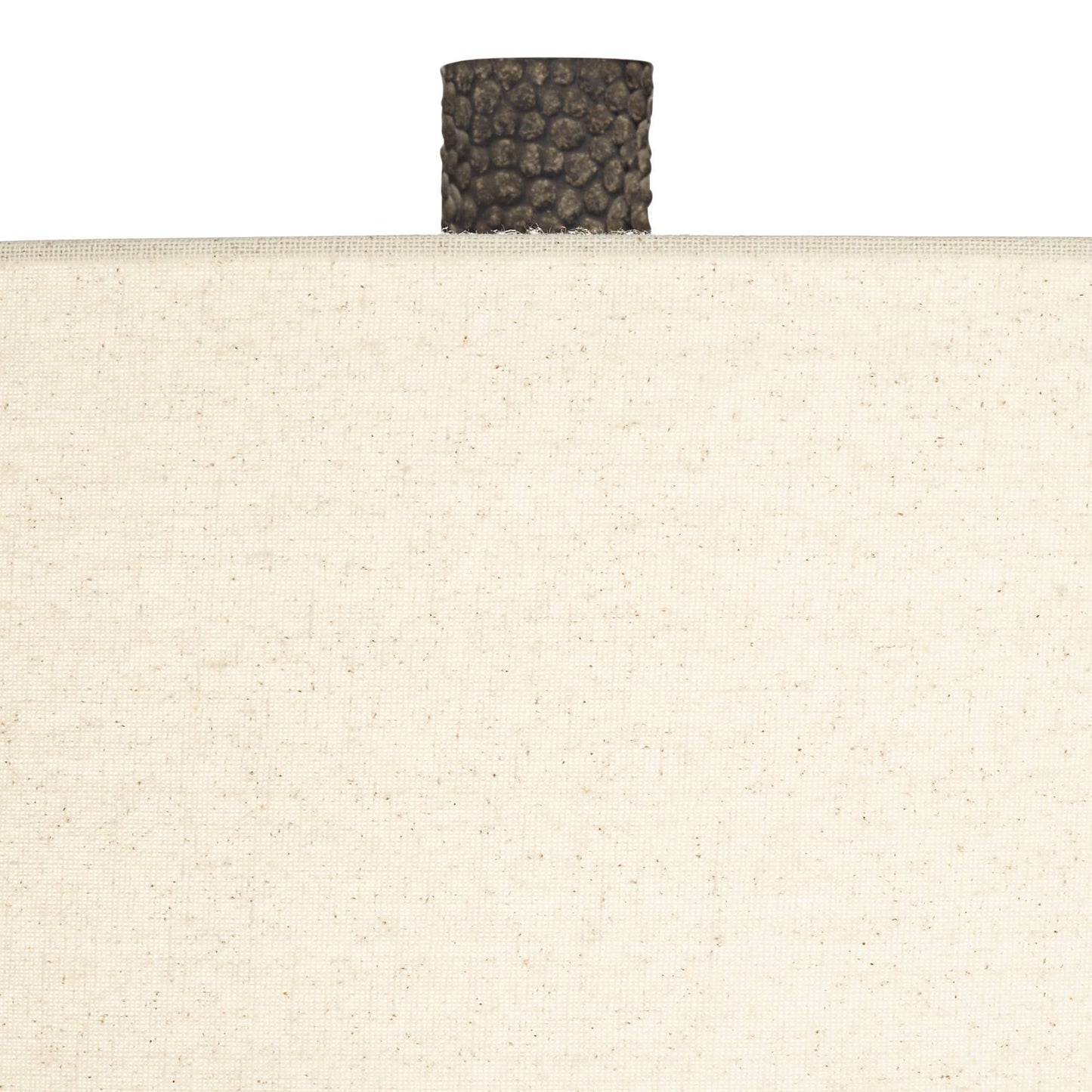 Black Modern Table Lamp, 27" Tall Black Pebbled Pattern