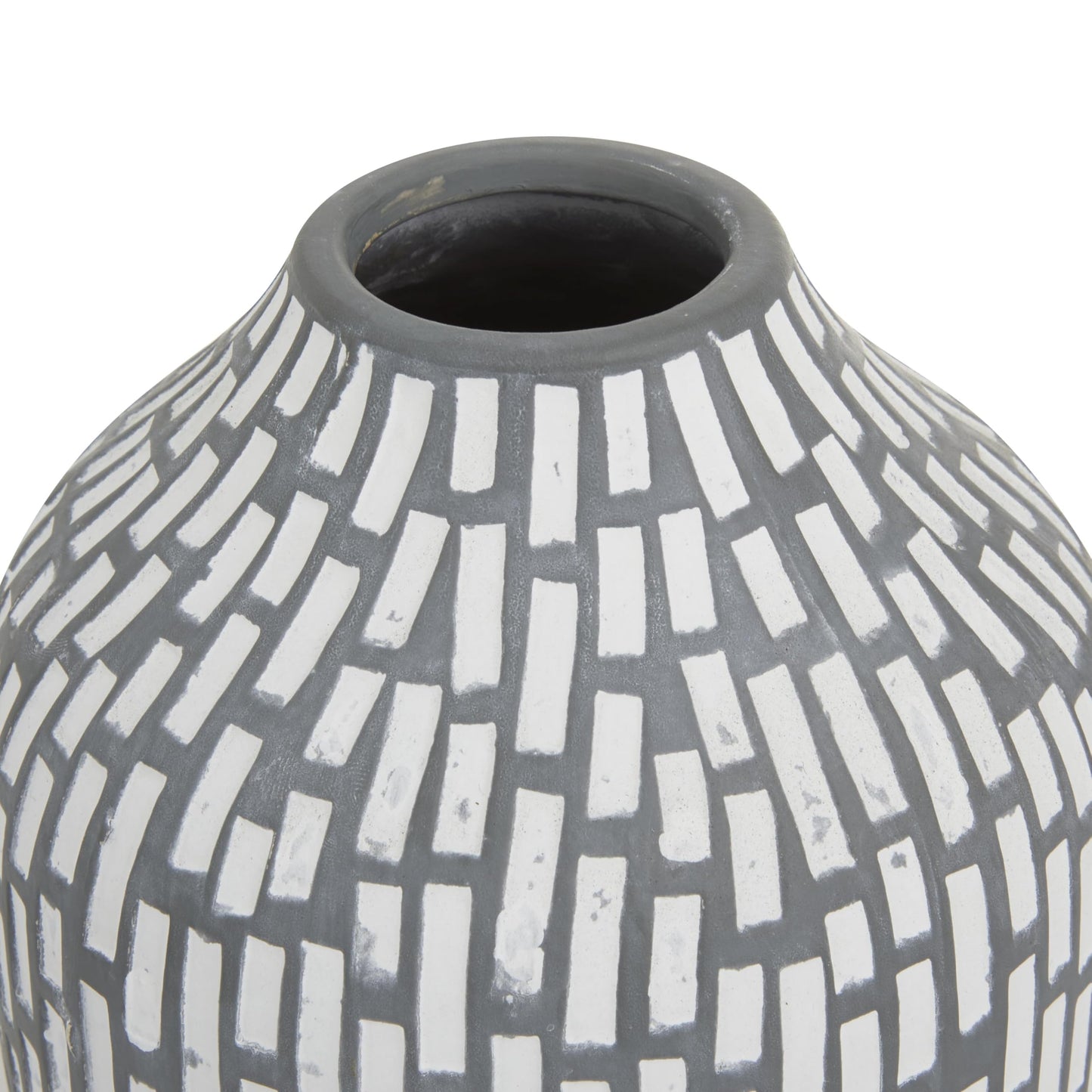 Gray Mosaic Centerpiece Vase Set