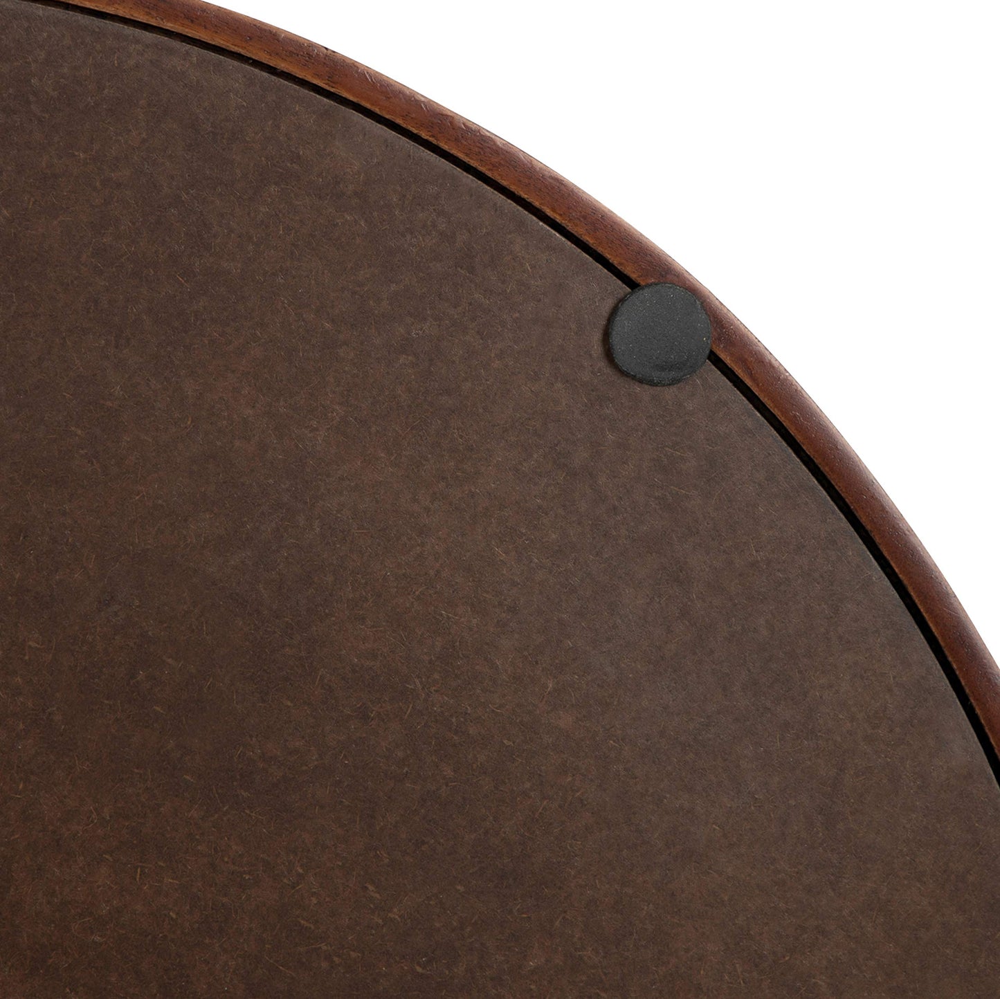 Brown Round Wooden Tray Modern Home Decor