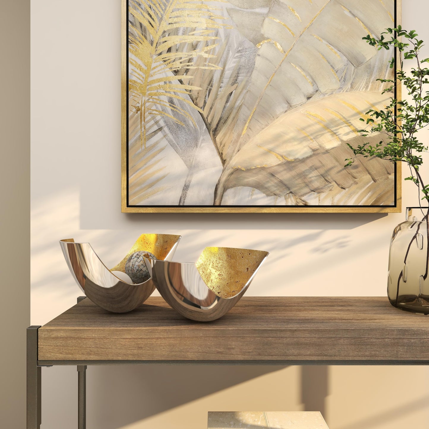 Silver Bowl Two-tone with Gold Interior