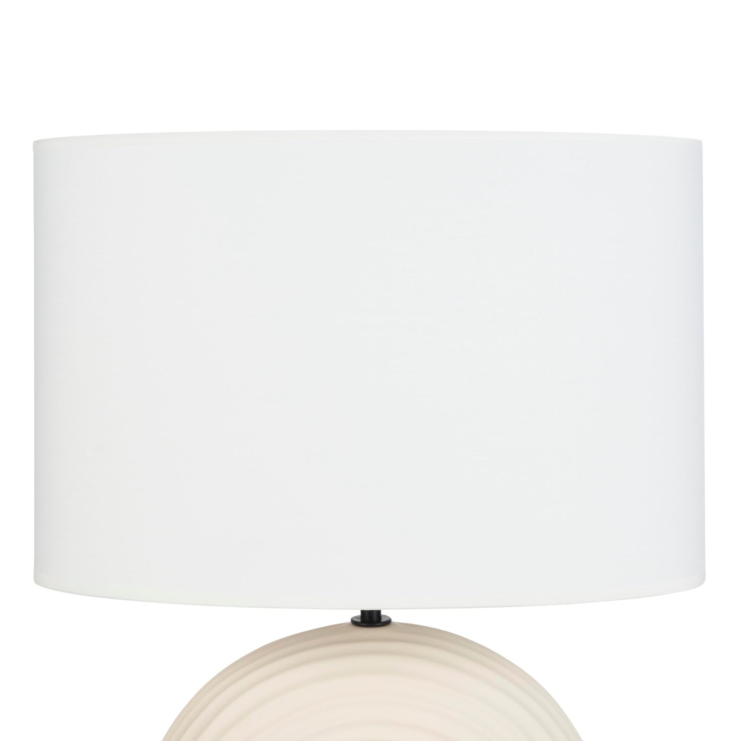 Off White Textured,  21" Arch Table Lamp