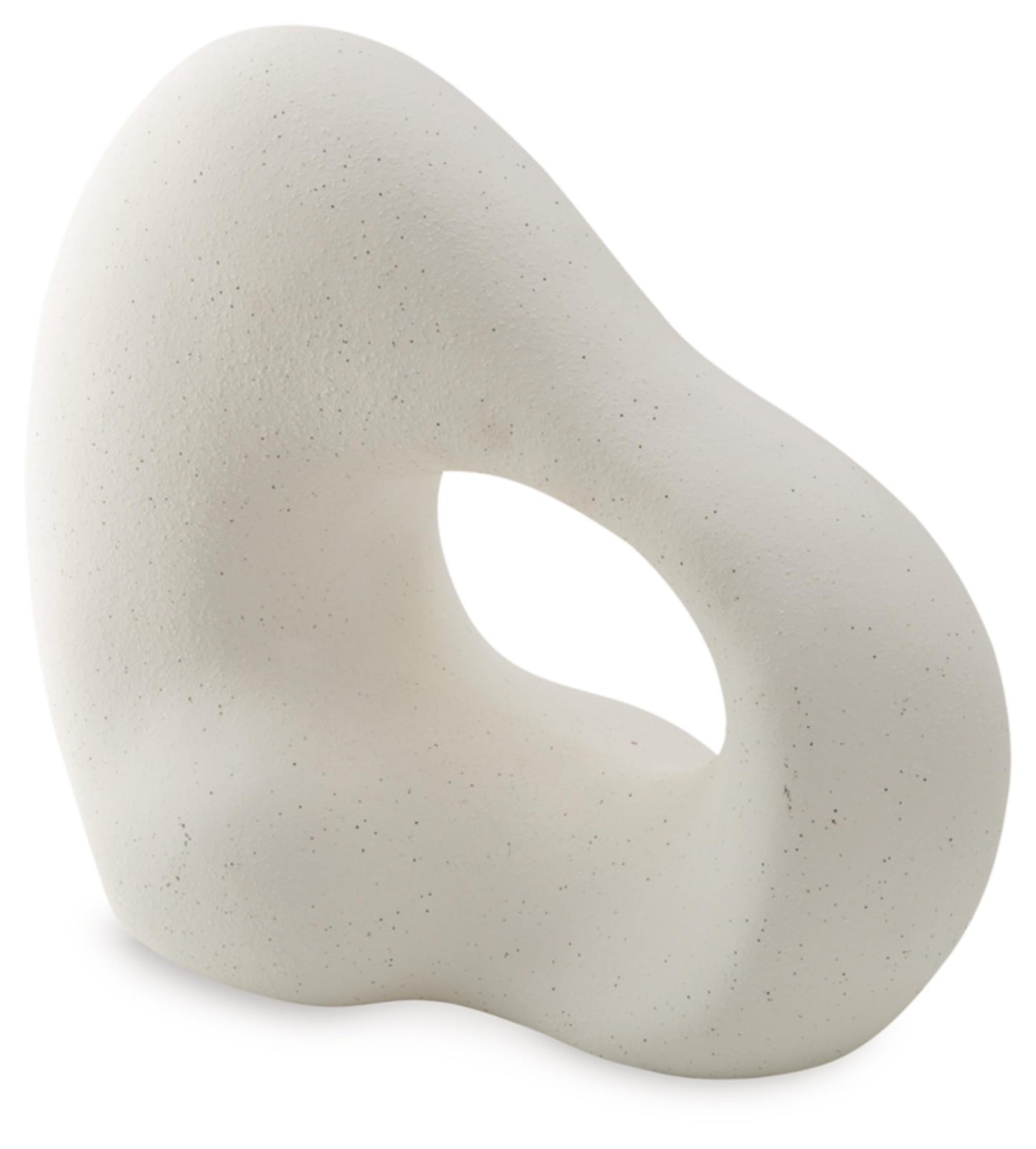 Off-white Ceramic Abstract Sculpture