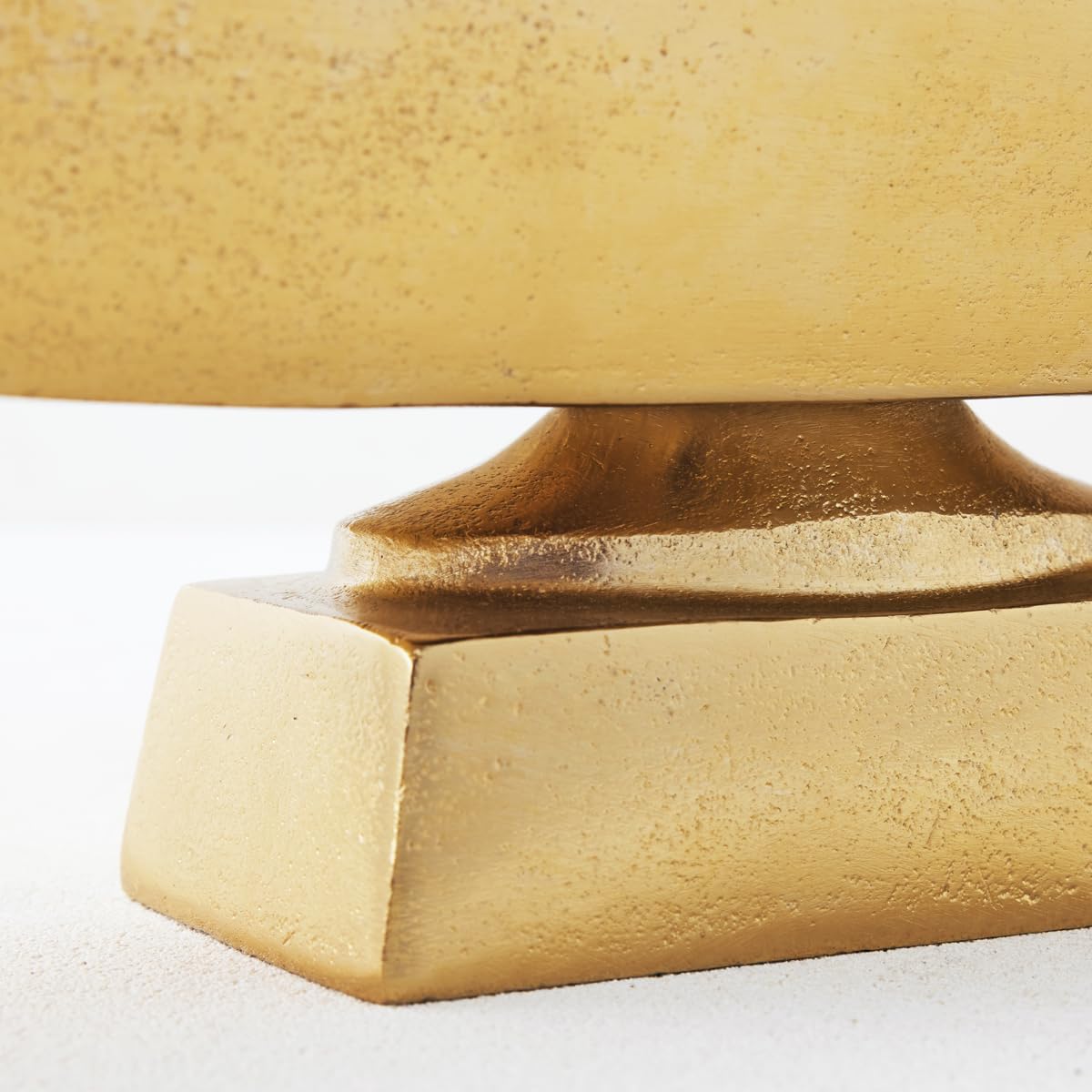 Gold Boat Tray Bowl, Modern Table Centerpiece