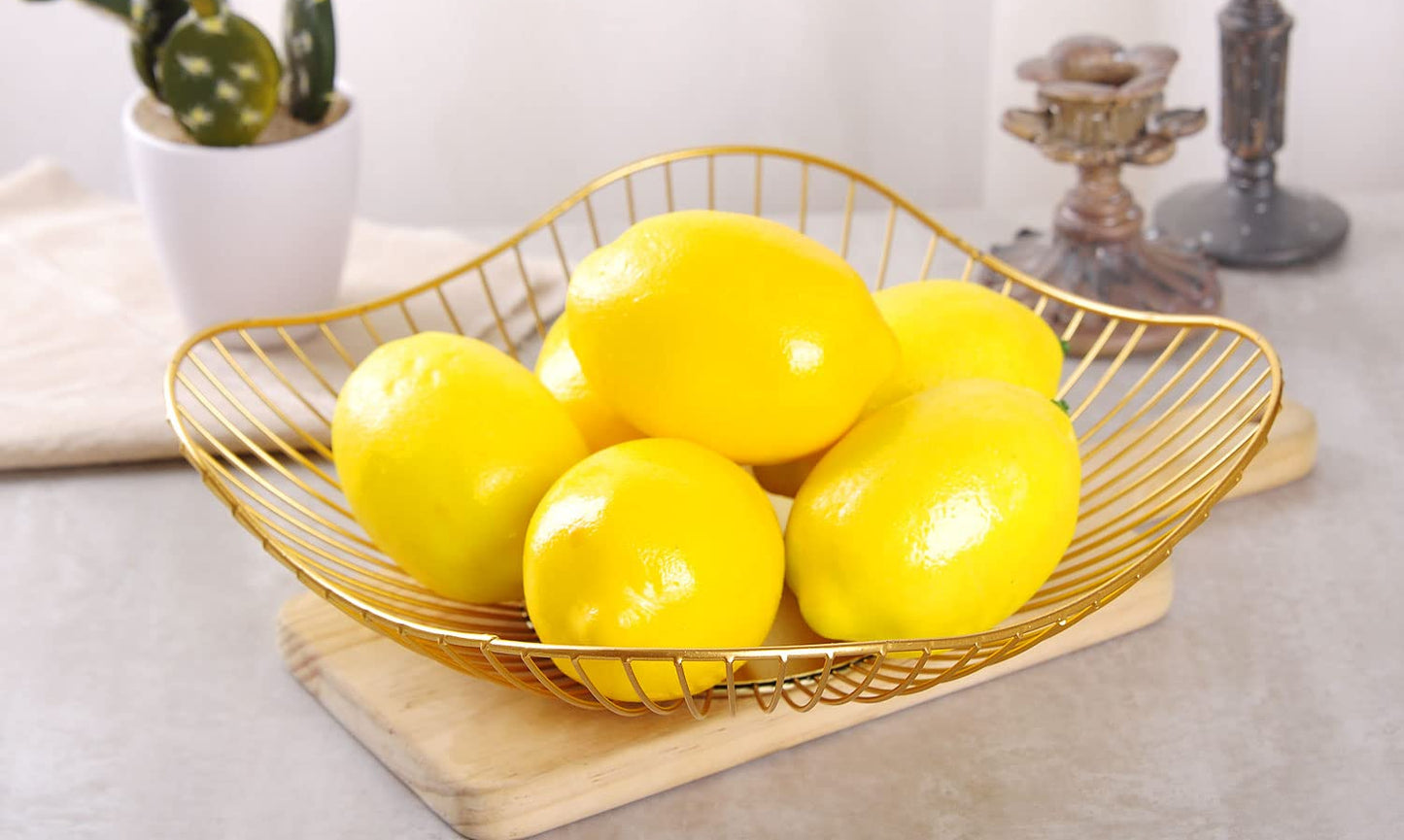 Gold Curved-Edge Modern Bowl