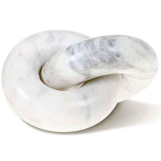 White & Gray Marble Chain Link Décor