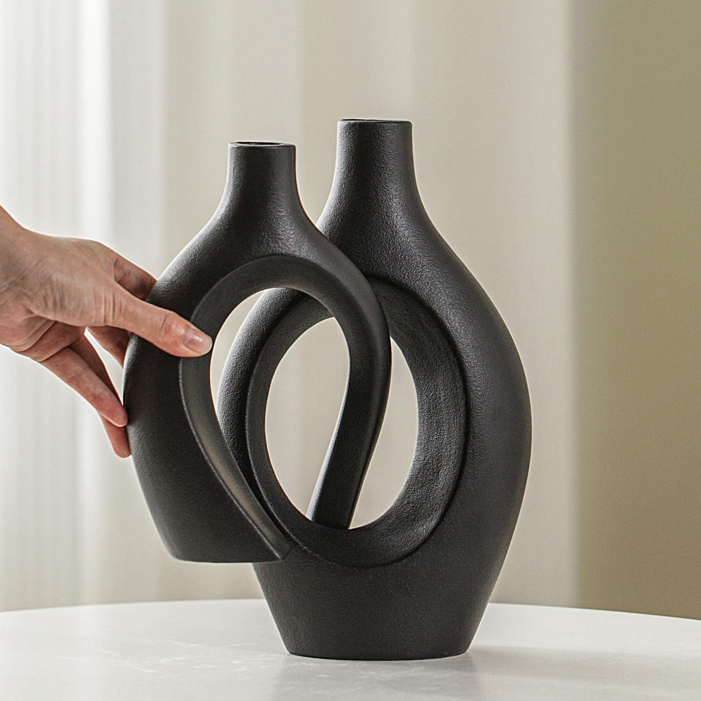 Hollow Modern Ceramic Vase Set