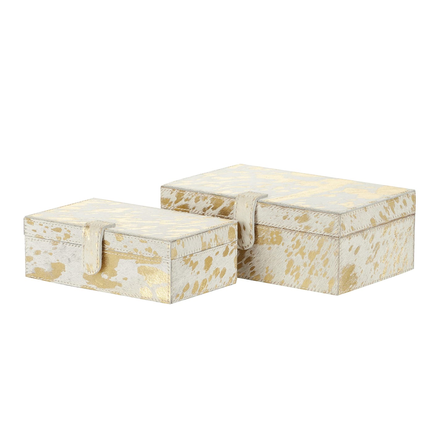 Gold Patch Pattern Decorative Box Set
