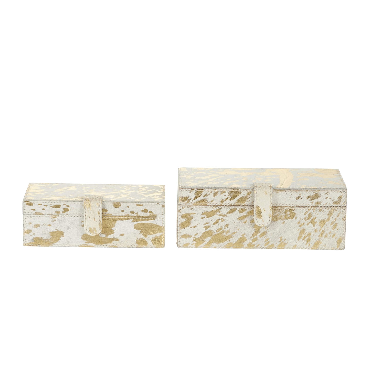 Gold Patch Pattern Decorative Box Set