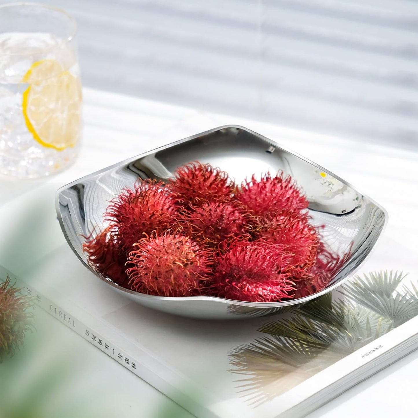Silver Decorative Bowl Stainless Steel
