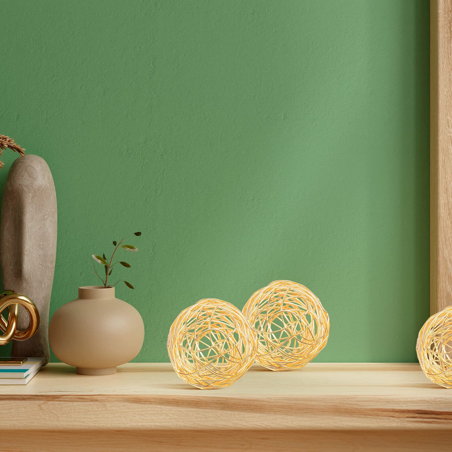 Gold Decorative Ball Set