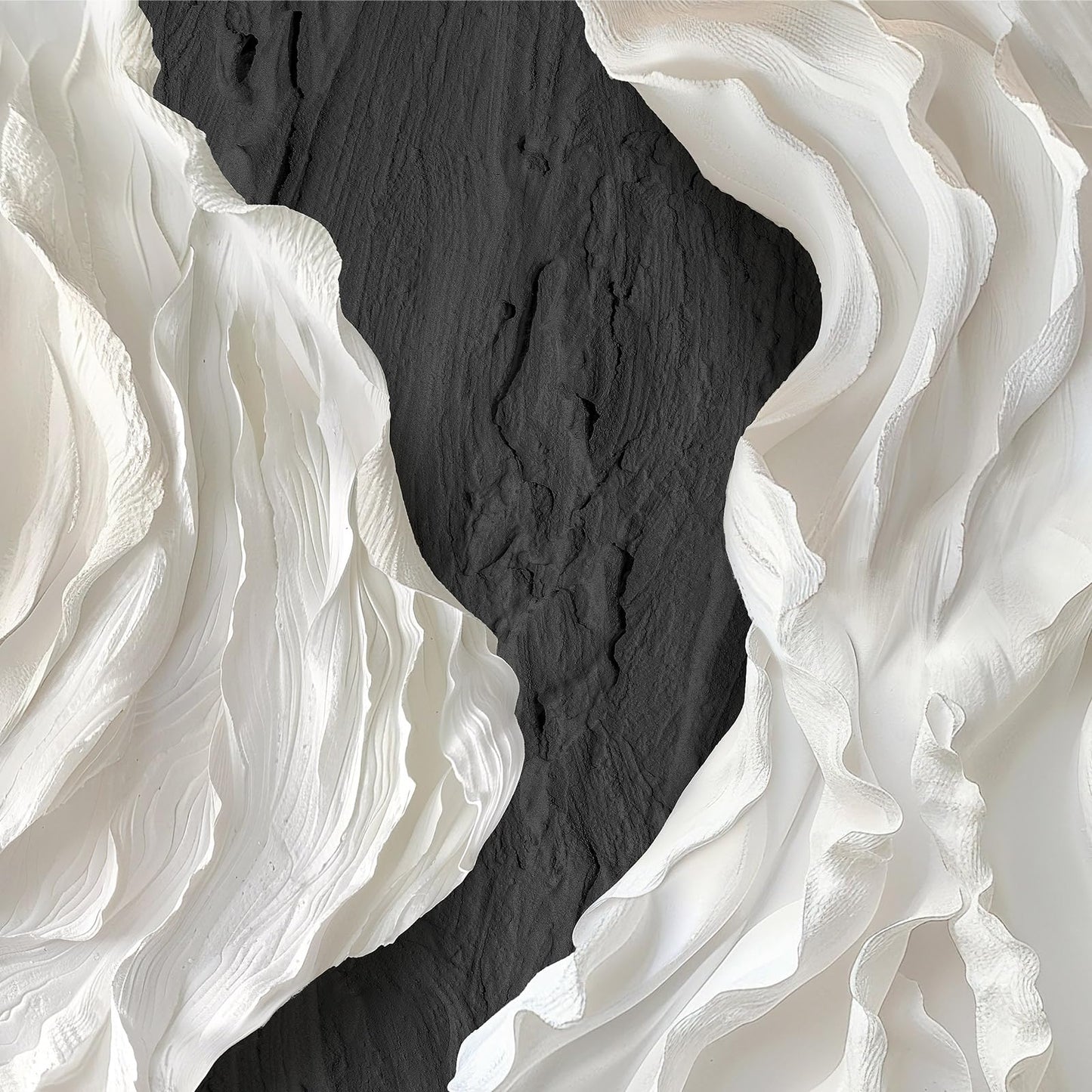 Black & White Abstract Wall Art, 24" x 36" Framed Prints