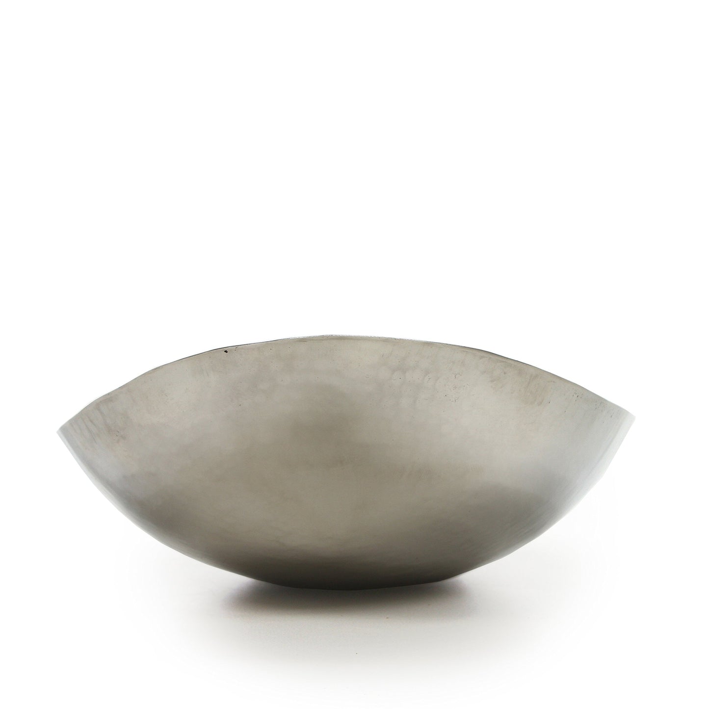 Hammered Stainless Steel Oval Bowl