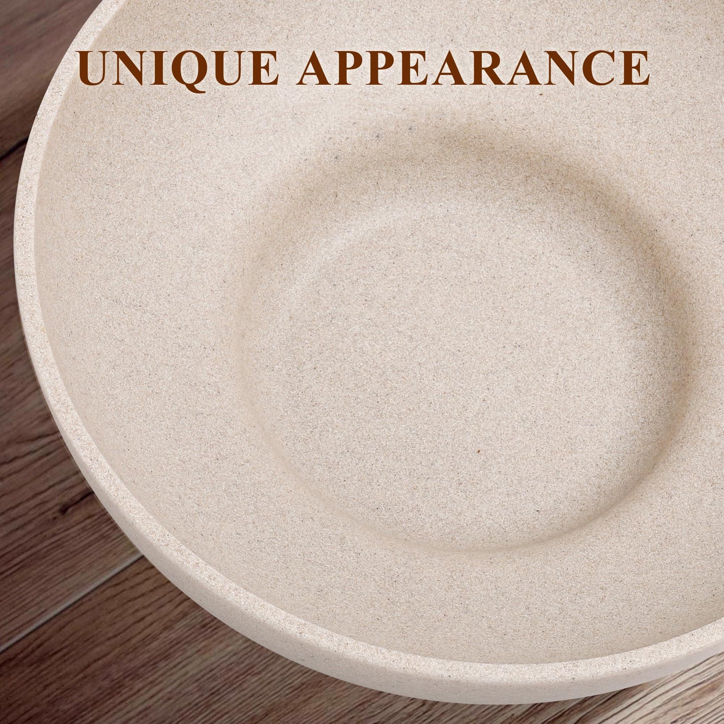 Beige Decor Bowl Modern Large